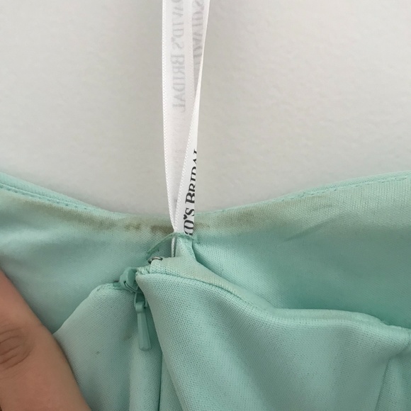 Mint David's Bridal Style Your Way Mesh Dress - Picture 13 of 14